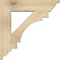 Ekena Millwork Merced Traditional Rough Sawn Bracket w/ Offset Brace, Douglas Fir, 6"W x 22"D x 22"H BKT0604X22X22MRC01RDF - alternate 2